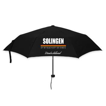 Solingen - Regenschirm (klein) - Schwarz - Vorne