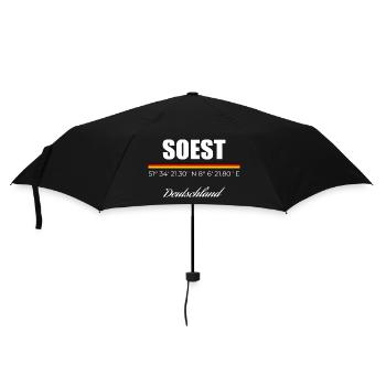 Soest - Regenschirm (klein) - Schwarz - Vorne