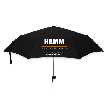 Hamm - Regenschirm (klein) - Schwarz - Vorne