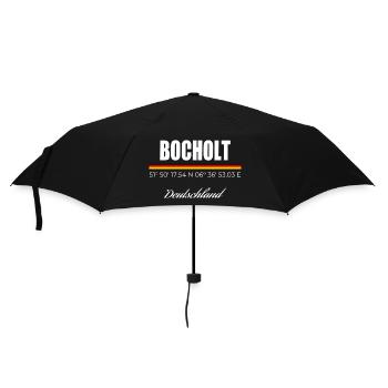 Bocholt - Regenschirm (klein) - Schwarz - Vorne