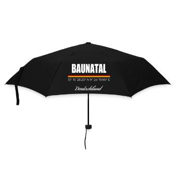 Baunatal - Regenschirm (klein) - Schwarz - Vorne