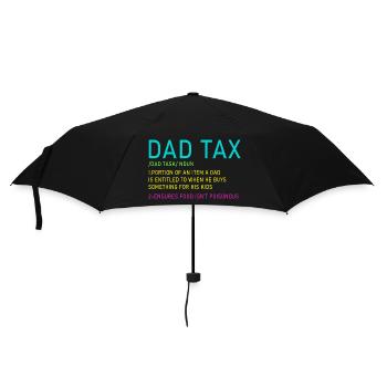 T-shirt Papa Tax Neon Meme - Parapluie standard - noir - Devant
