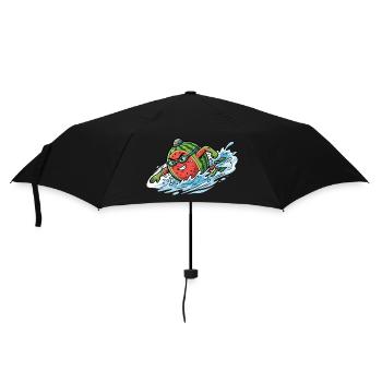 Éclaboussures de pastèque, ambiances de piscine d’été, mesdames - Parapluie standard - noir - Devant