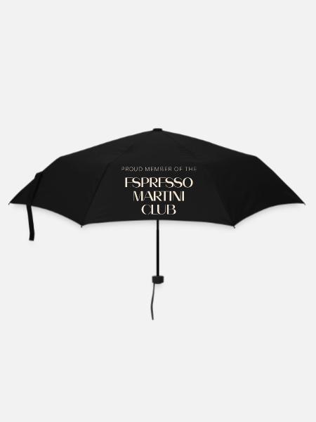 Espresso Martini Club – Cocktail Design - Regenschirm (klein) - Schwarz