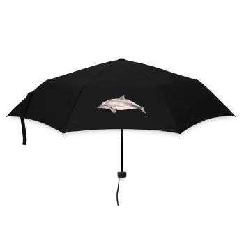 Sotalie - Tucuxi - dauphin du fleuve Pink Dolphin - Parapluie standard - noir - Devant