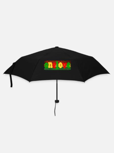 One love - Umbrella (small) - black