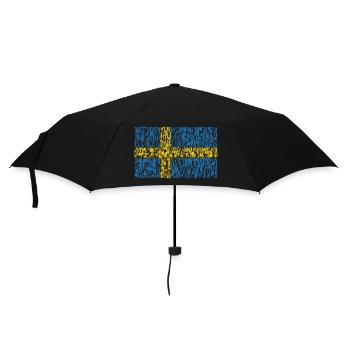 Sweden flag - Umbrella (small) - black - Front