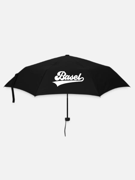 BASEL BASELER SCHWEIZ - Regenschirm (klein) - Schwarz