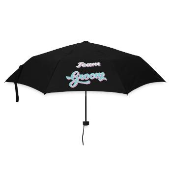Team du marié team groom - Parapluie standard - noir - Devant