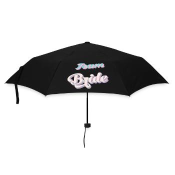 Team de la mariée team bride evjf - Parapluie standard - noir - Devant