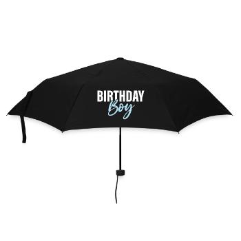 Birthday Boy - Umbrella (small) - black - Front