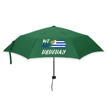 Wir sind Uruguay - Regenschirm (klein) - Flaschengrün - Vorne
