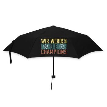 Deutschland Meister 2026 - Regenschirm (klein) - Schwarz - Vorne