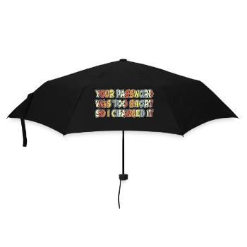 citation hacking coder anonyme masque analyste hacking - Parapluie standard - noir - Devant