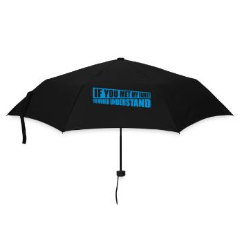 you would understand quote - Umbrella (small) - black - Front