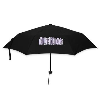 Livres Pastel Violet - Parapluie standard - noir - Devant