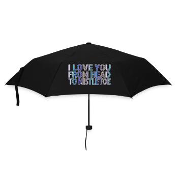 Bedroom Dino Bike Moon Christmas Vacation Joke - Umbrella (small) - black - Front