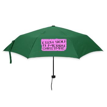 Baby Dork Fairy Tail Noël Vacances Dinosaures - Parapluie standard - vert bouteille - Devant