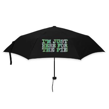 beards christmas present bday birthday - Regenschirm (klein) - Schwarz - Vorne