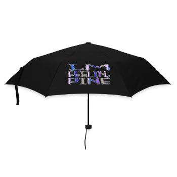 Jokes Bday Christmas Bubaprints Quote - Umbrella (small) - black - Front