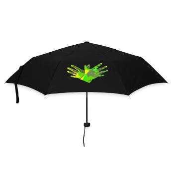 Shiponja kuq e zi, Shiptar, Kosovo, Durrt - Umbrella (small) - black - Front