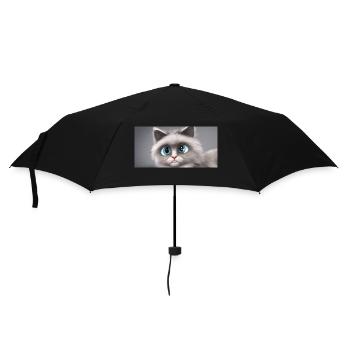 My sweet Cat - Regenschirm (klein) - Schwarz - Vorne
