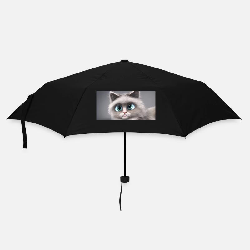My sweet Cat - Regenschirm (klein) - Schwarz