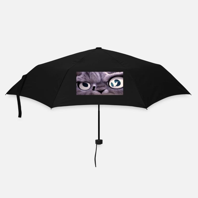 Cat looks at you - Umbrella (small) - black