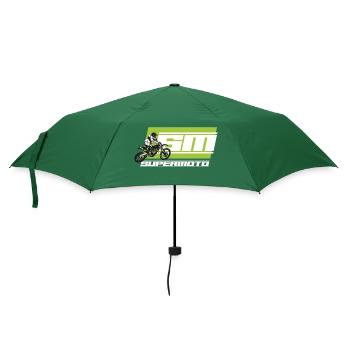 SM SUPER MOTO - Regenschirm (klein) - Flaschengrün - Vorne