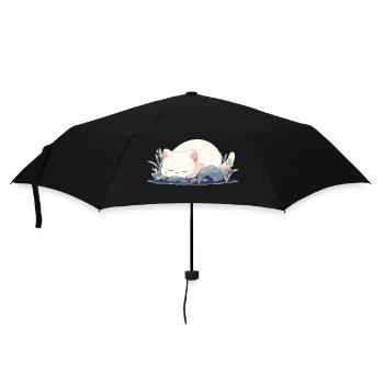 Chat endormi - Parapluie standard - noir - Devant