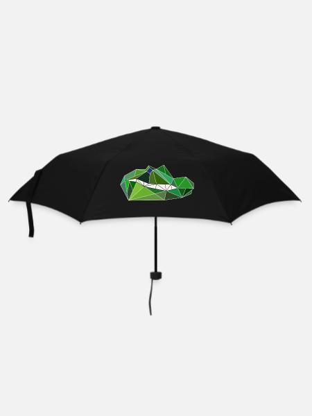 Crocodile - Umbrella (small) - black