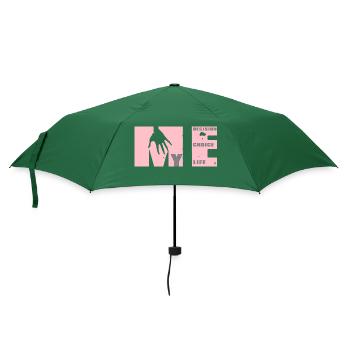 Finding My Course: Choice, Decision, Life - Umbrella (small) - bottlegreen - Front