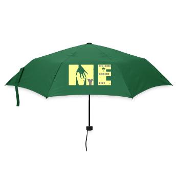 I strengthen myself: choice, decision, life - Umbrella (small) - bottlegreen - Front