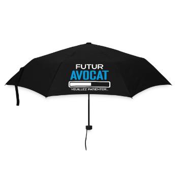 Futur Avocat Idée Cadeau Futur Avocat - Parapluie standard - noir - Devant