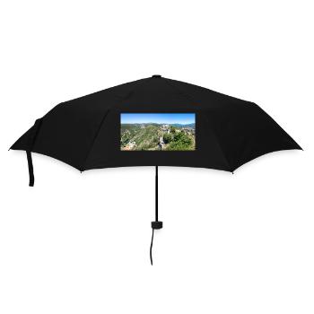 Knin Fortress (Kninska tvrđava) Croatia - Umbrella (small) - black - Front