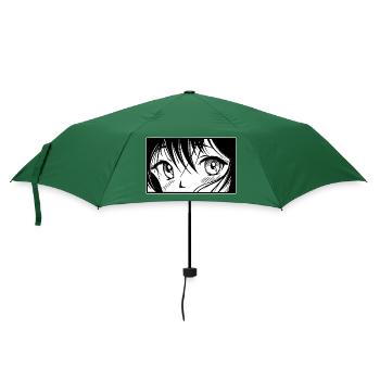 Comic Anime Manga Japanese Cartoon Animation - Umbrella (small) - bottlegreen - Front