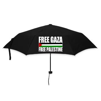 Free gaza free palestine - Umbrella (small) - black - Front