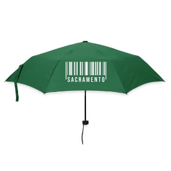 Code-barres de Sacramento - Parapluie standard - vert bouteille - Devant