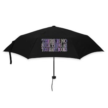 une idée de cadeau amusant de gardien de livre de temps - Parapluie standard - noir - Devant