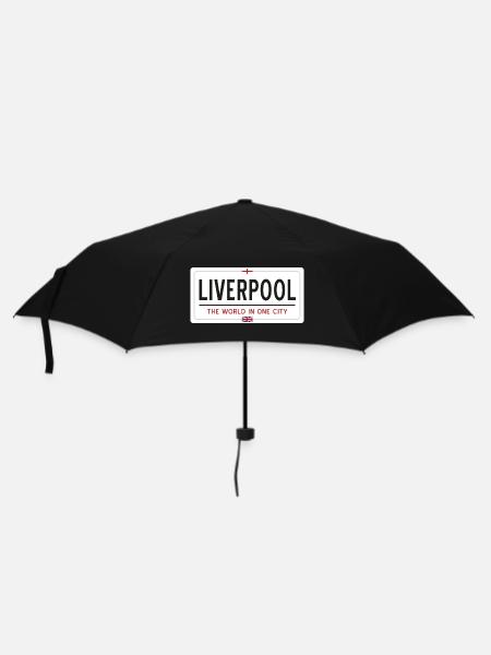 Nom de la ville de Liverpool - Parapluie standard - noir
