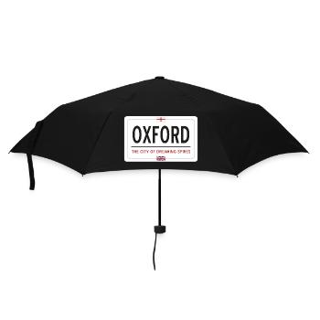 Ortsschild von Oxford - Regenschirm (klein) - Schwarz - Vorne