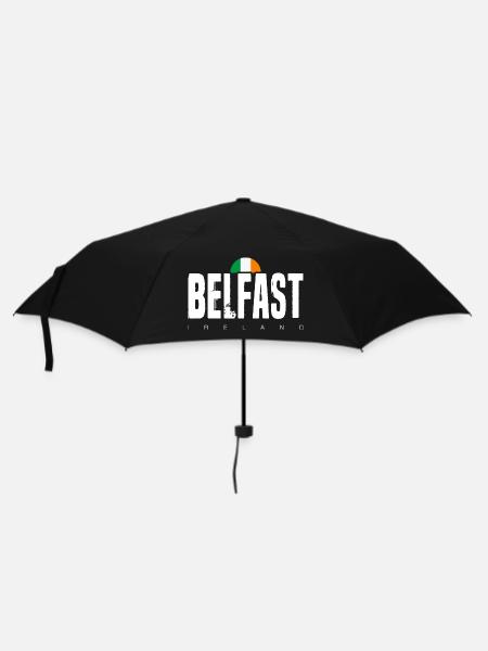 Belfast - Regenschirm (klein) - Schwarz
