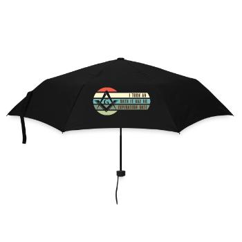 Freimaurer Winkel & Zirkel FREEMASON Prince Hall - Regenschirm (klein) - Schwarz - Vorne