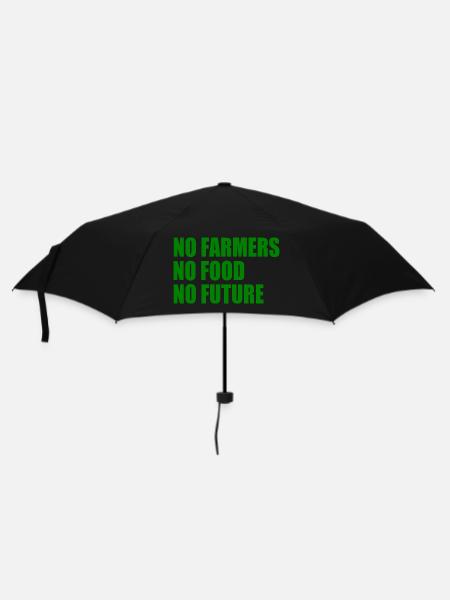 no farmers no food no future - Paraply (lille) - sort