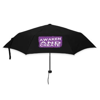 birthday present idea present idea fun - Regenschirm (klein) - Schwarz - Vorne