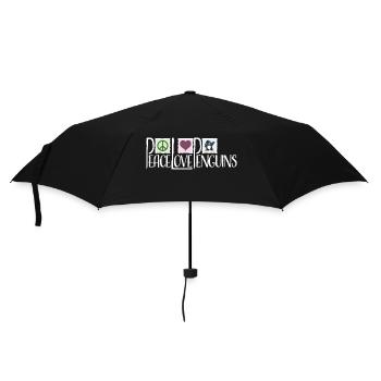 Love Peace Penguins Funny Dab Cool Penguin Dabbing - Umbrella (small) - black - Front