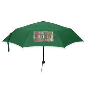 Basketball Boyfriend Family Reunion - Umbrella (small) - bottlegreen - Front