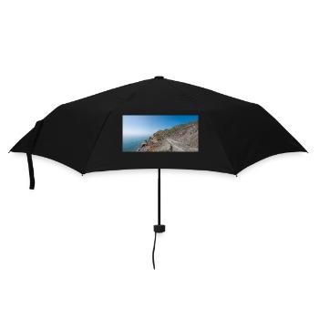 Formation rocheuse sur le littoral Therma Springs - Parapluie standard - noir - Devant