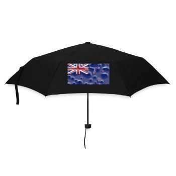 Neuseeland Neuseeland - Regenschirm (klein) - Schwarz - Vorne