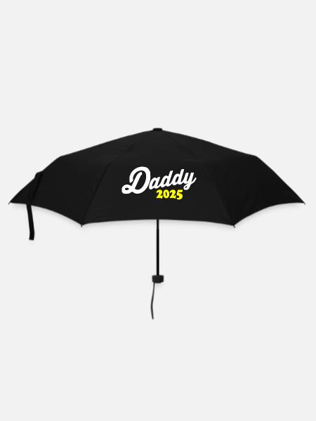 Daddy 2025 - Regenschirm (klein) - Schwarz